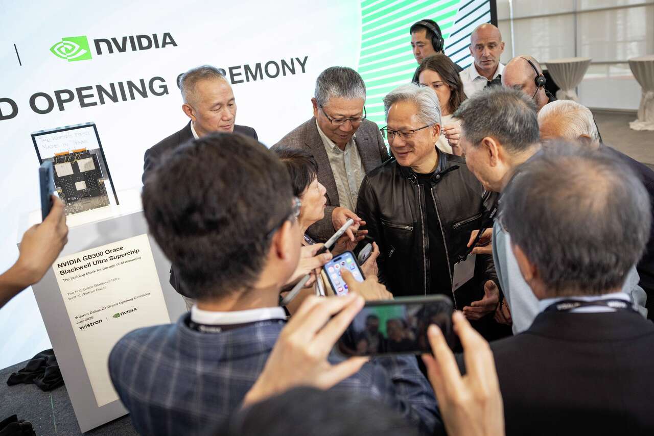 'Made in Texas, USA': Nvidia CEO visits Fort Worth facility building AI supercomputers