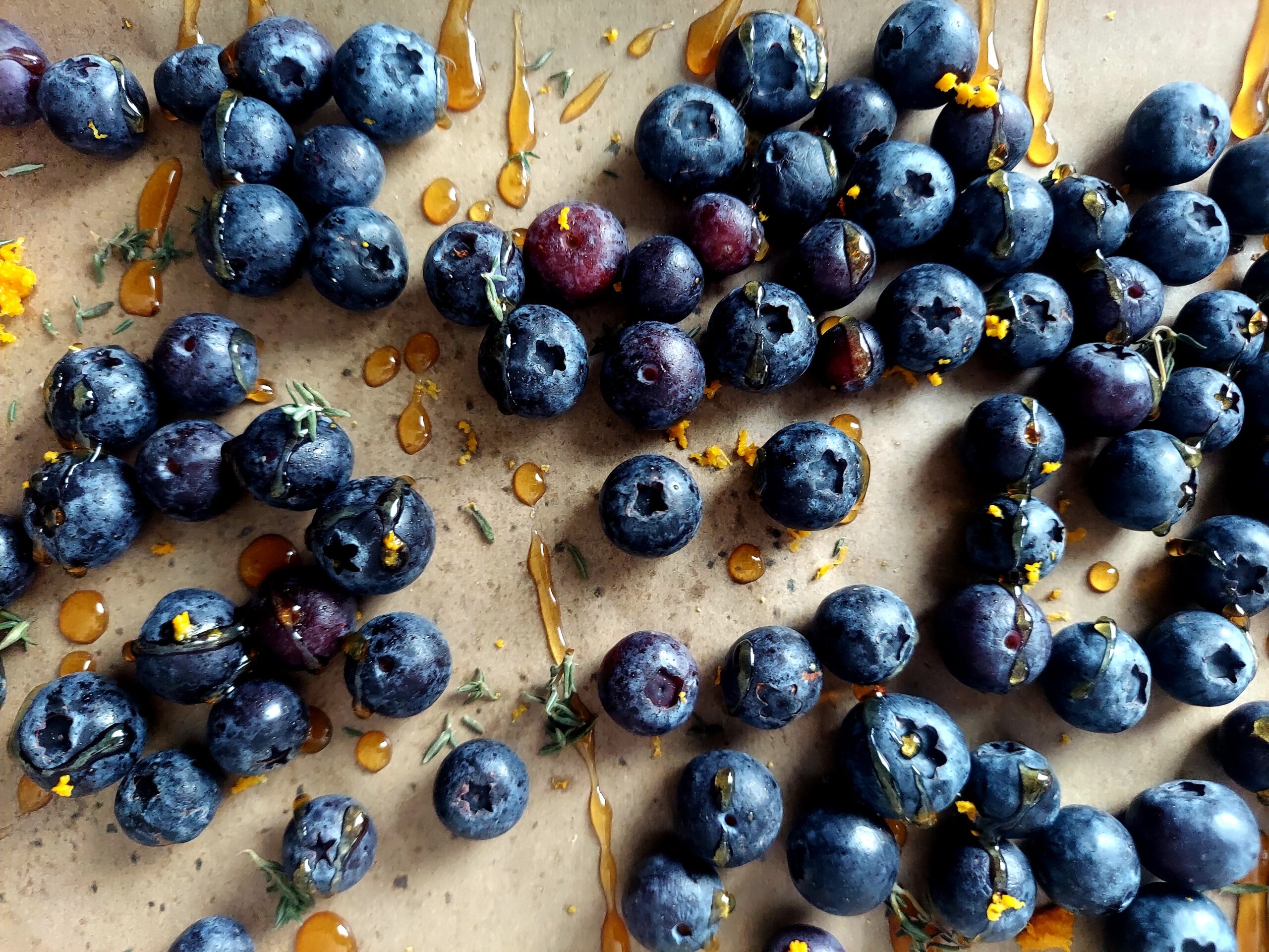 Cold blueberry soup for hot summer days