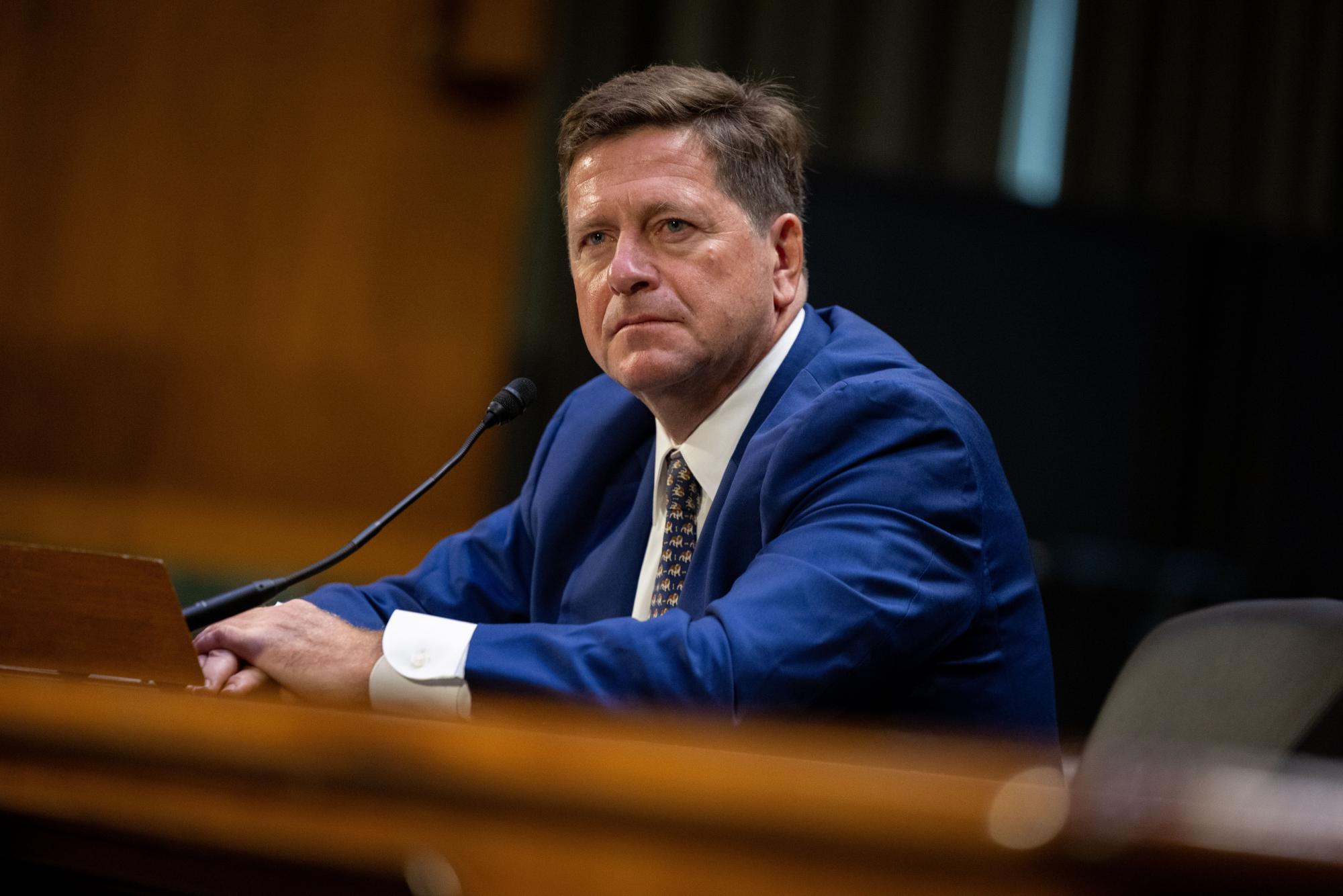 Senate committee advances nomination of Trump intelligence pick Jay Clayton