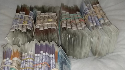 The National Crime Agency uncovered large amounts of cash during its investigation