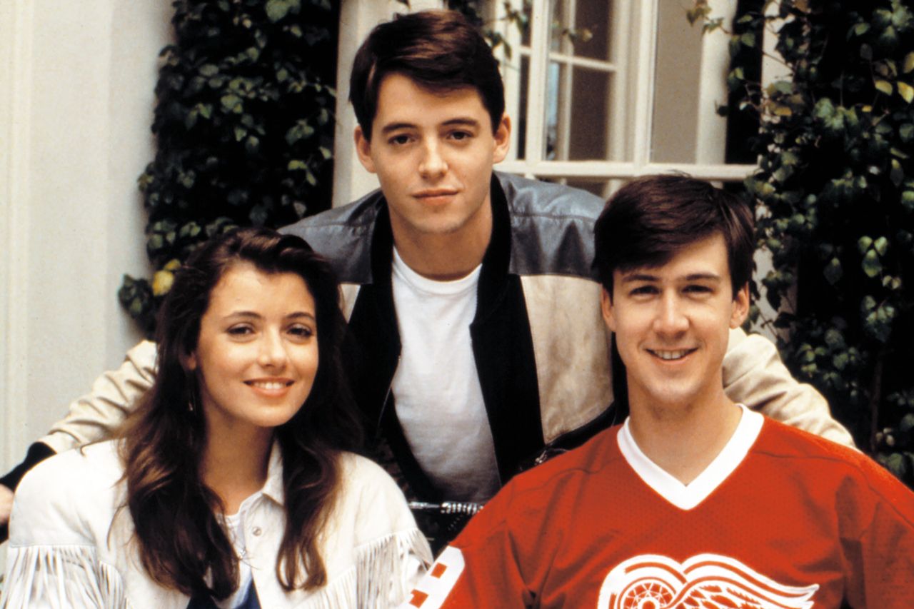 Mia Sara, Matthew Broderick and Alan Ruck in Ferris Bueller's Day Off (1986)