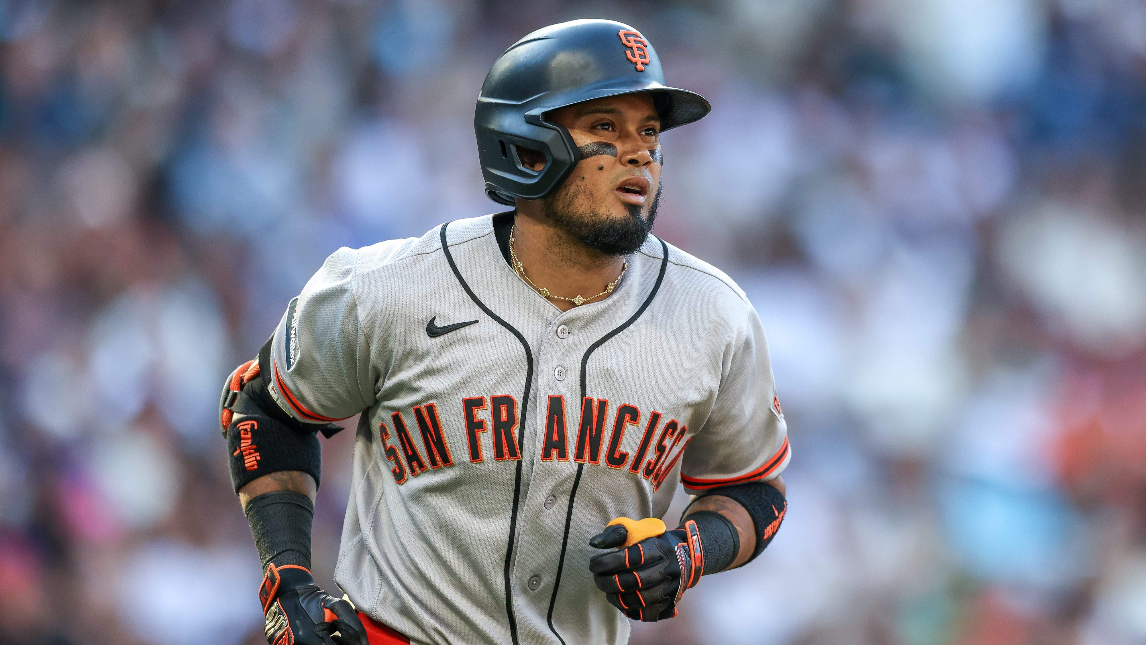 Luis Arraez of the San Francisco Giants.