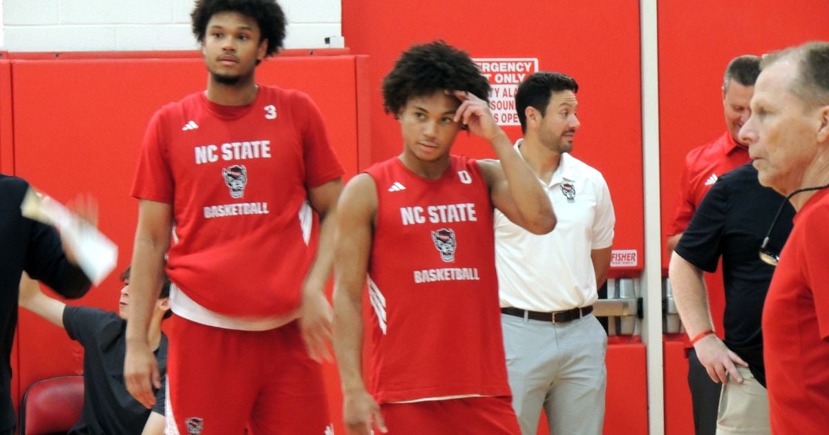Hofstra point guard transfer Preston Edmead is poised to lead NC State this season. (Jacey Zembal/The Wolfpacker)