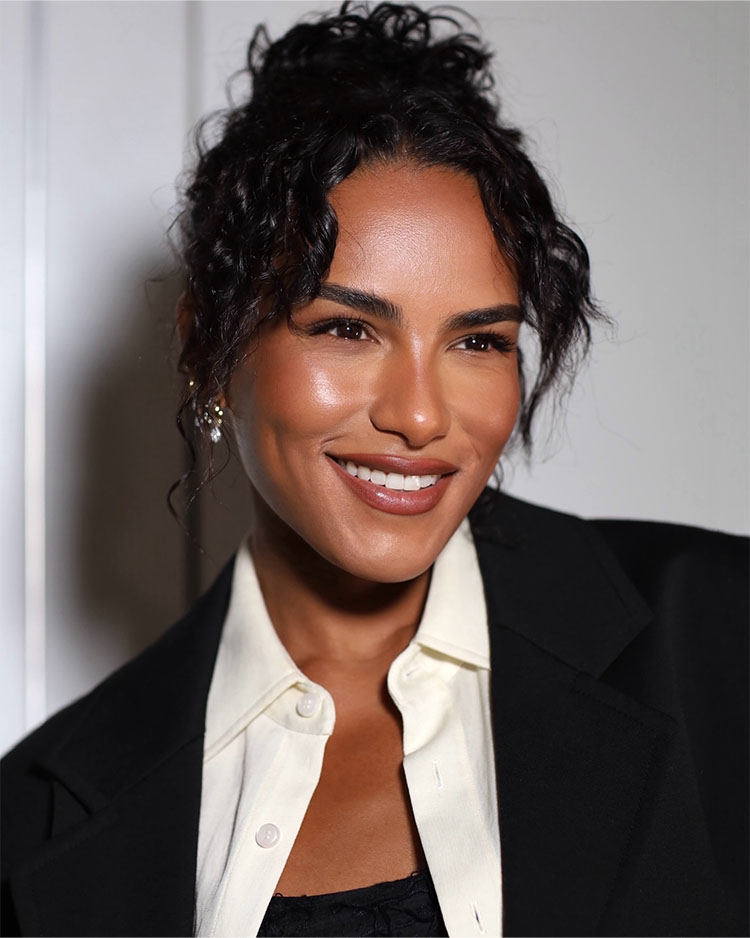 Saffron Hocking’s sun-kissed glow powered by Armani Beauty