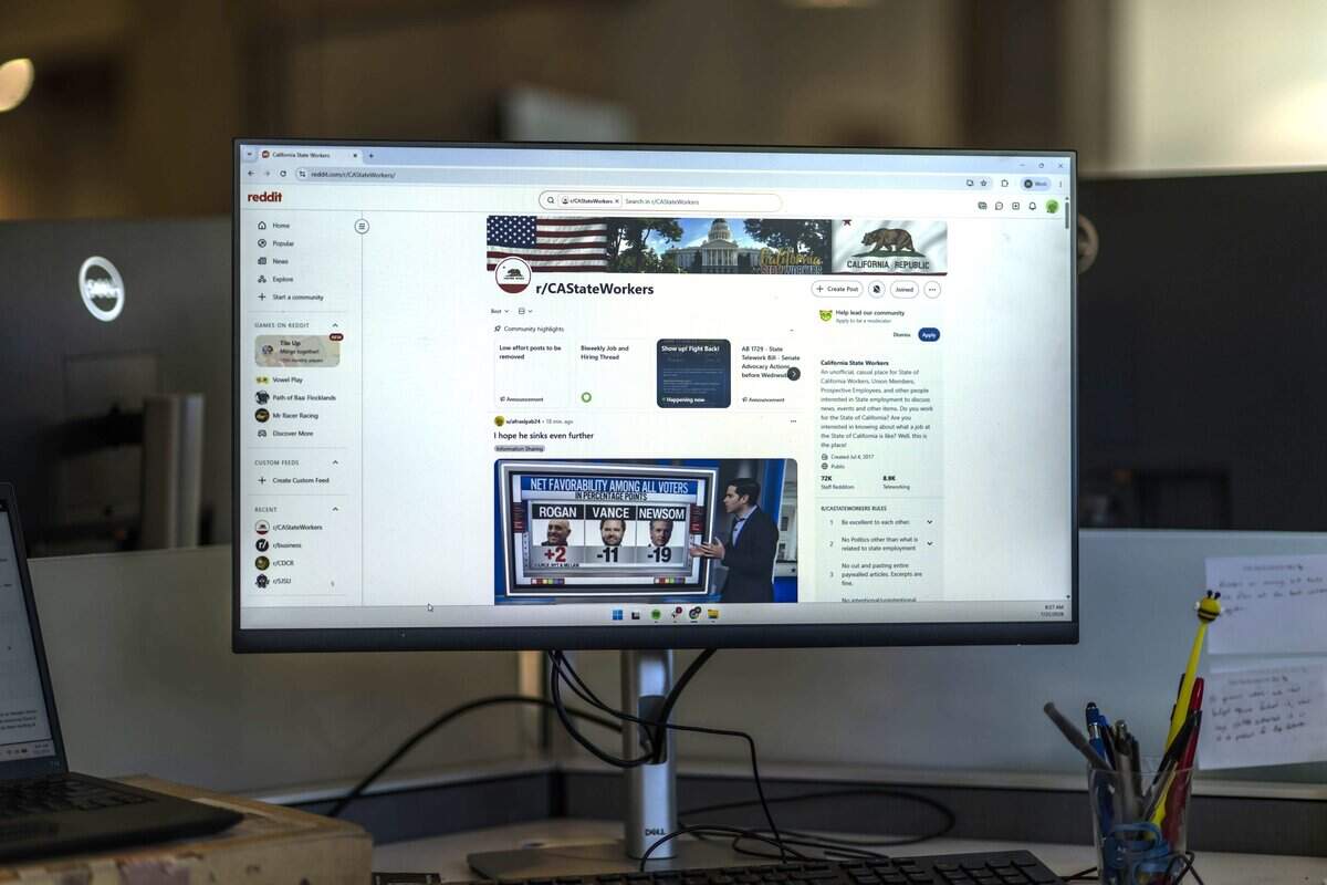 On Reddit, California state employees organize, advise and craft conspiracies