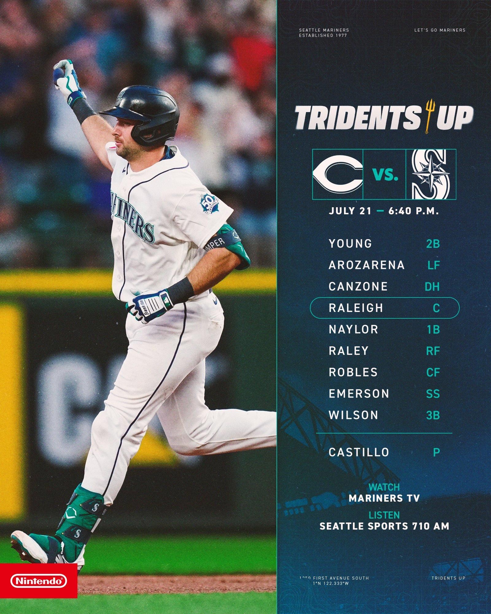 Mariners Game #102 Preview and Discussion, 7/21/26: SEA vs CIN