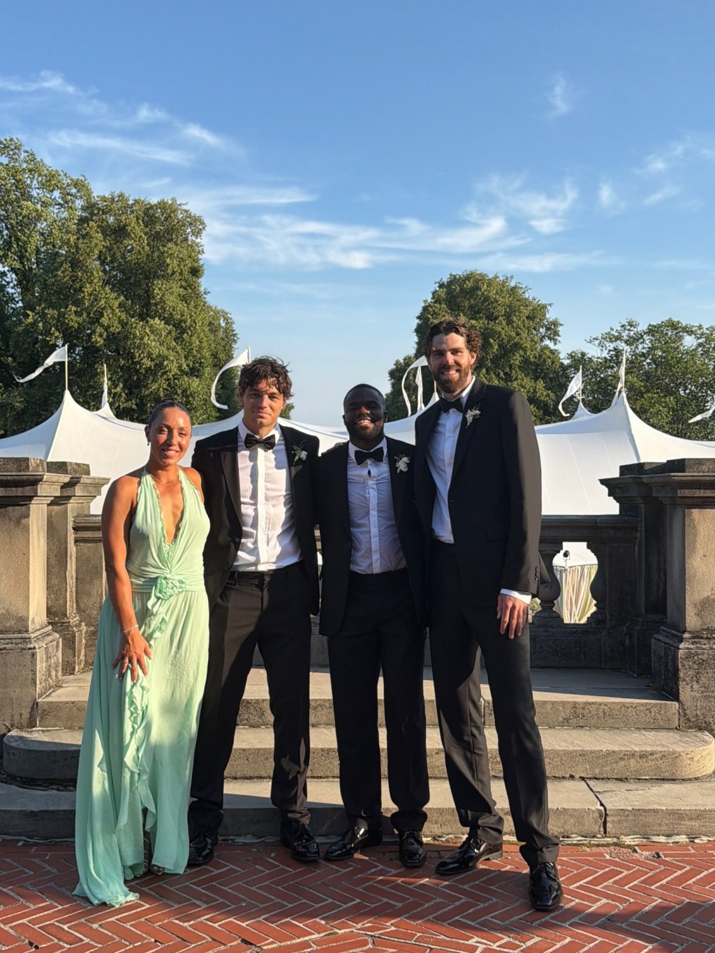 Jessica Pegula gives rare glimpse into private life in photos with husband at Tommy Paul wedding