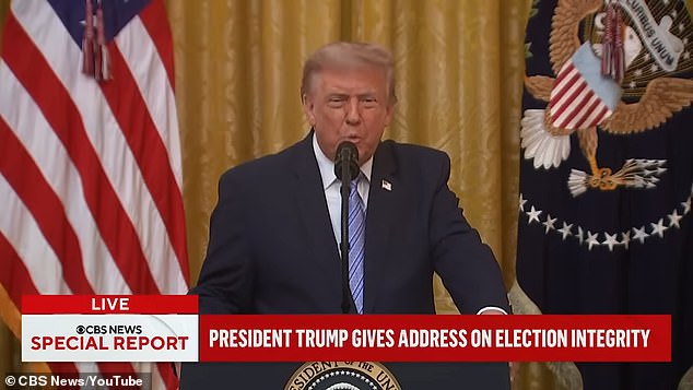 The 17-minute speech was riddled with falsehoods about the contest being compromised. NBC and ABC chose to avoid a linear broadcast