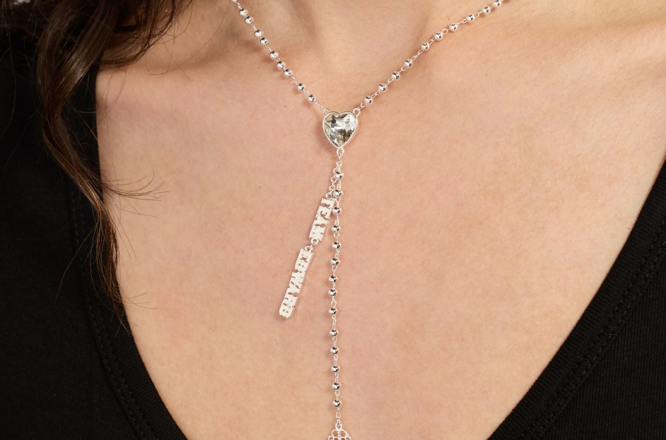 Alex and Ani Twilight silver long necklace with Team Edward charm paired with a Cullen Crest