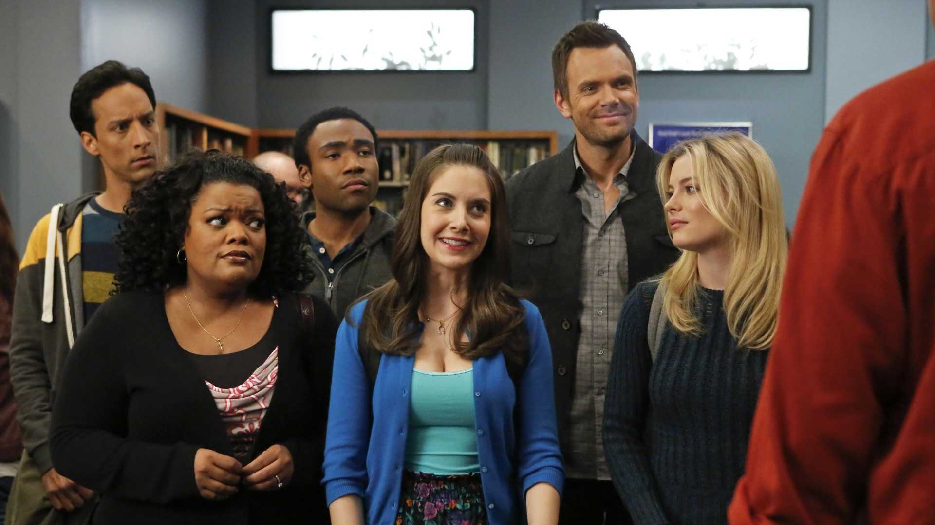 The ensemble cast of Community.