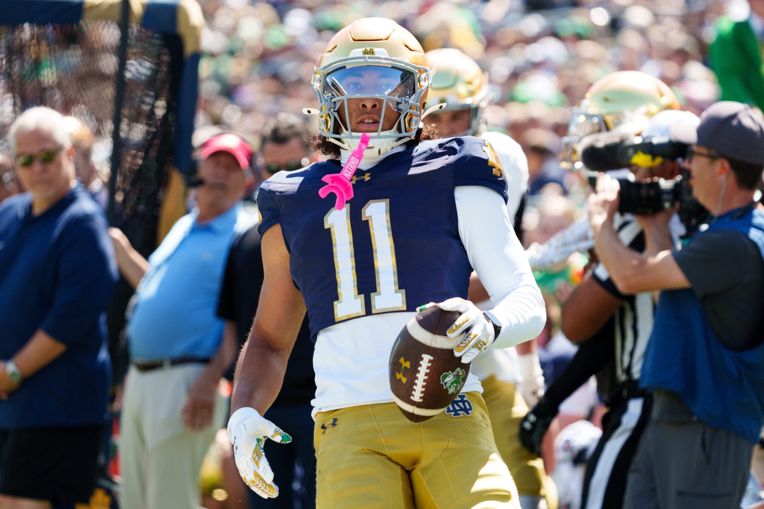 True freshmen who could make an immediate impact for Notre Dame's offense heading into the 2026 CFB season