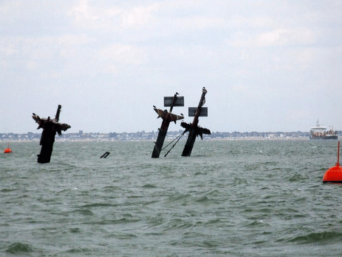 The wreck of the SS Richard Montgomery. Credit: Clem Rutter/Wikimedia Commons