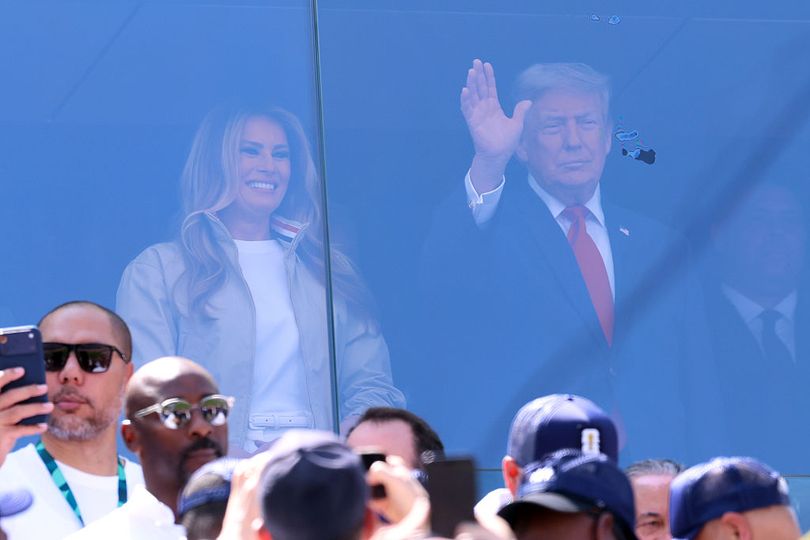 Melania ‘charmed’ King of Spain at World Cup while sporting $7,200 handbag
