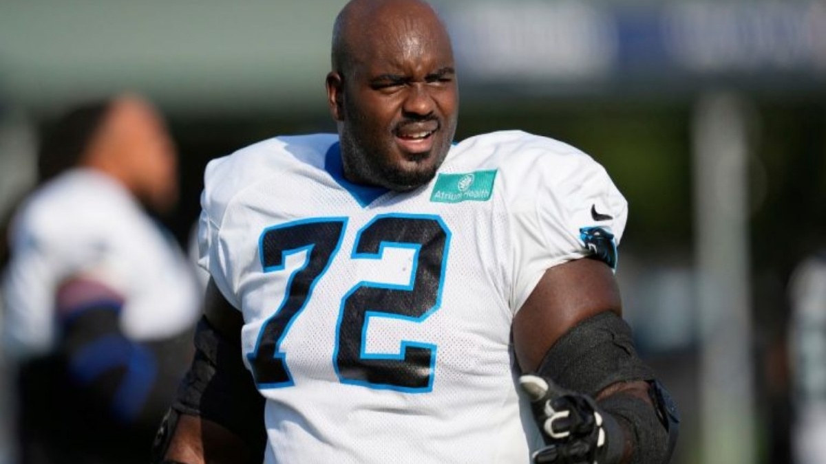 Panthers hit by major injury blow as Taylor Moton expected to miss regular season time