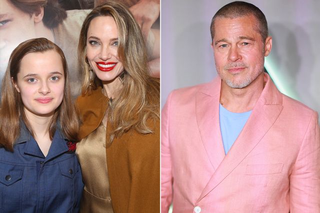Angelina Jolie, Vivienne Jolie, Brad Pitt