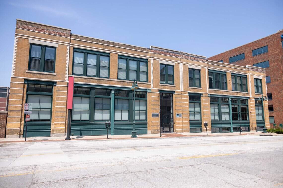 The Western Newspaper Union building on Tuesday, July 21, 2026. This century year old building is at risk of getting demolished to make way for a 20-story data center.