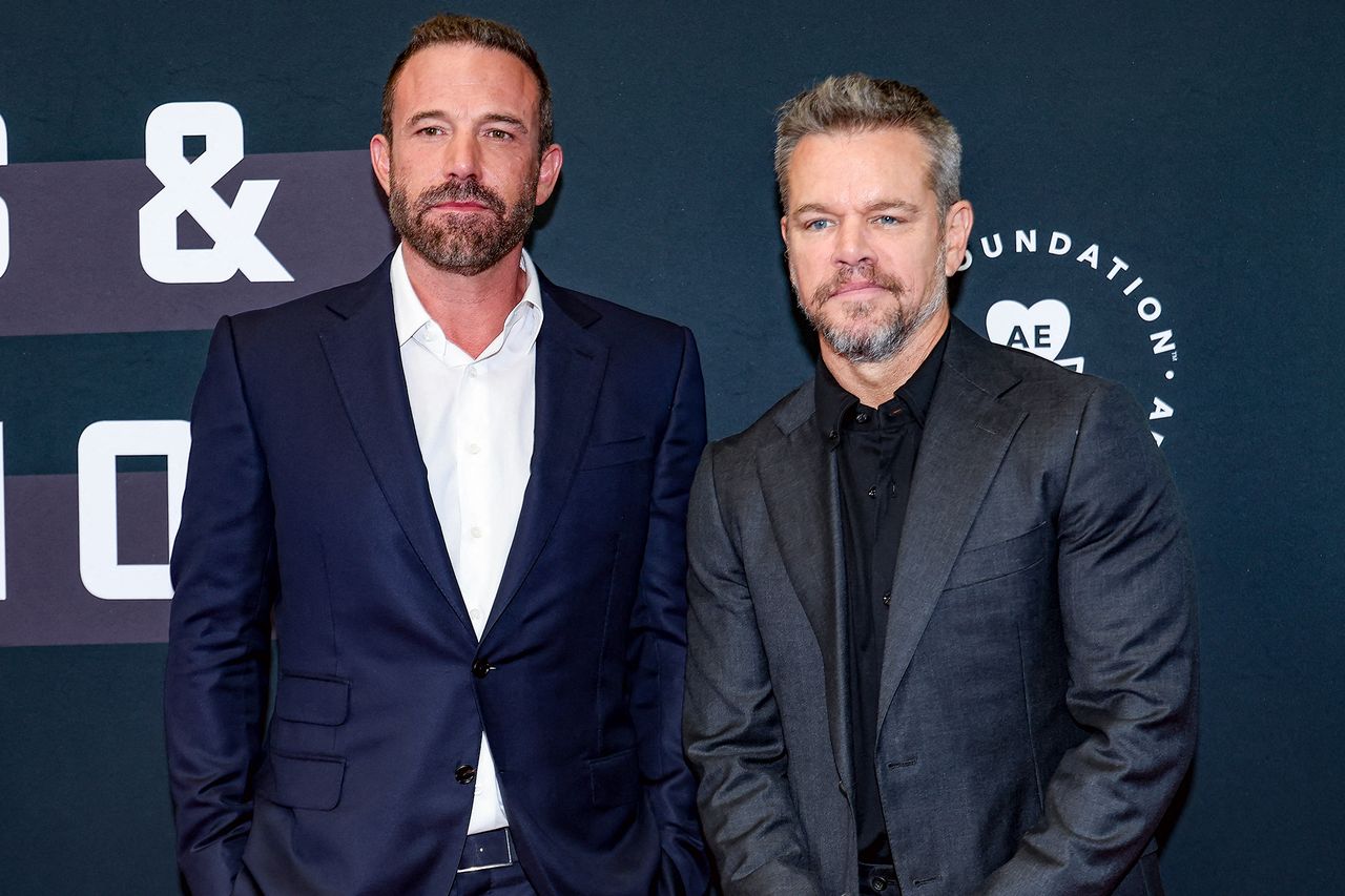 Ben Affleck and Matt Damon at the nonprofit Bring Change to Mind's 'Revels and Revelations Celebration' in San Francisco in April 2026