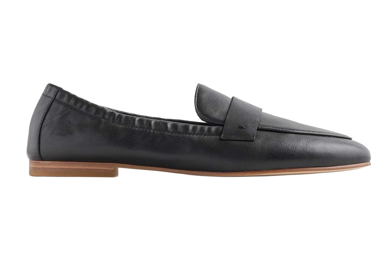Italian Leather Soft Loafer Black