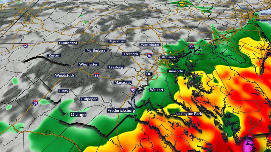 Severe storms likely into the night, calmer Wednesday