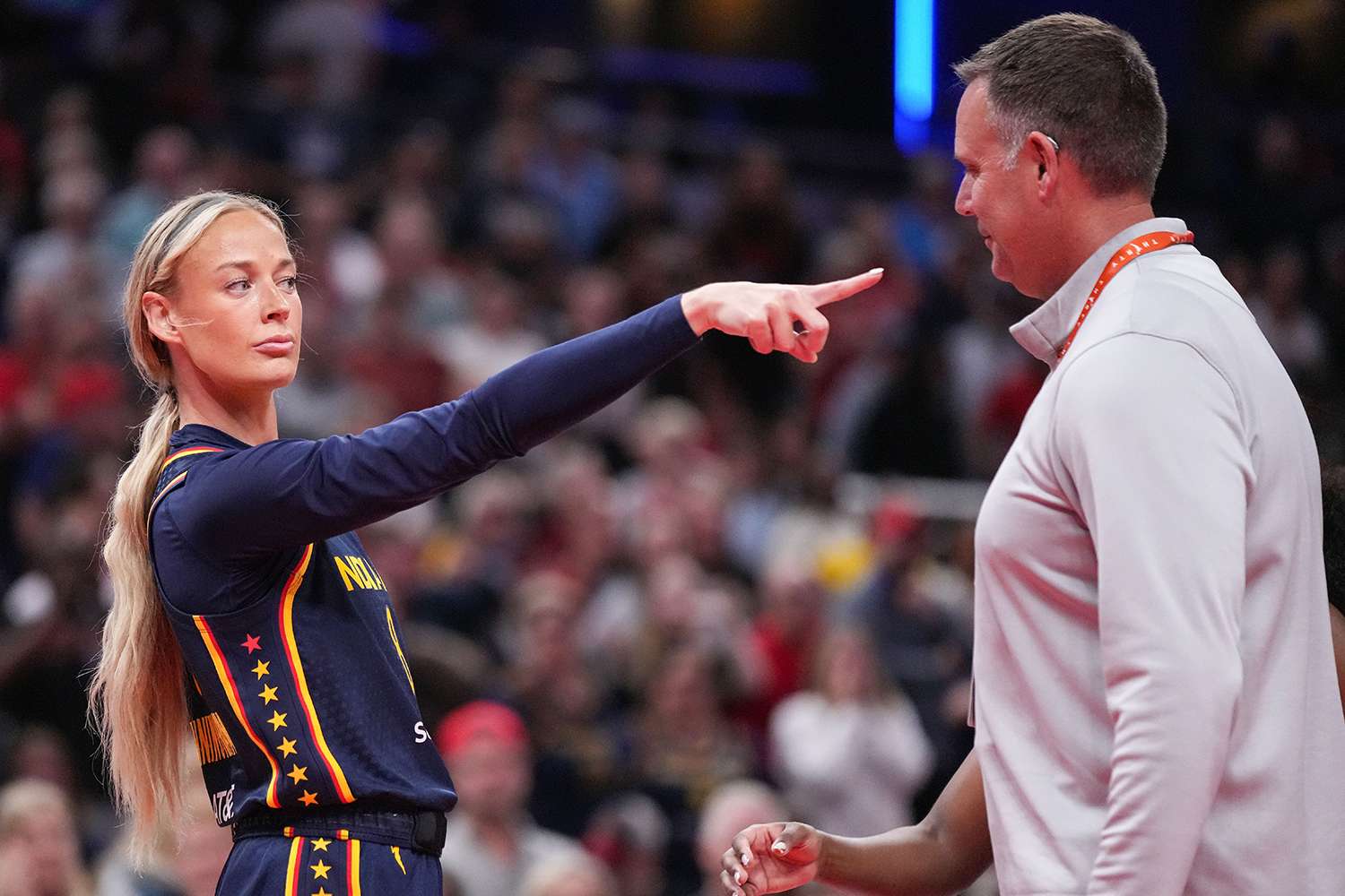 Sophie Cunningham’s viral finger pointing moment can’t be licensed by brands, WNBA union says