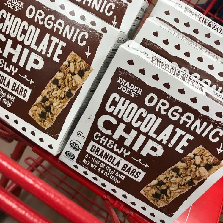 chocolate chip granola bars trader joe's favorites for kids