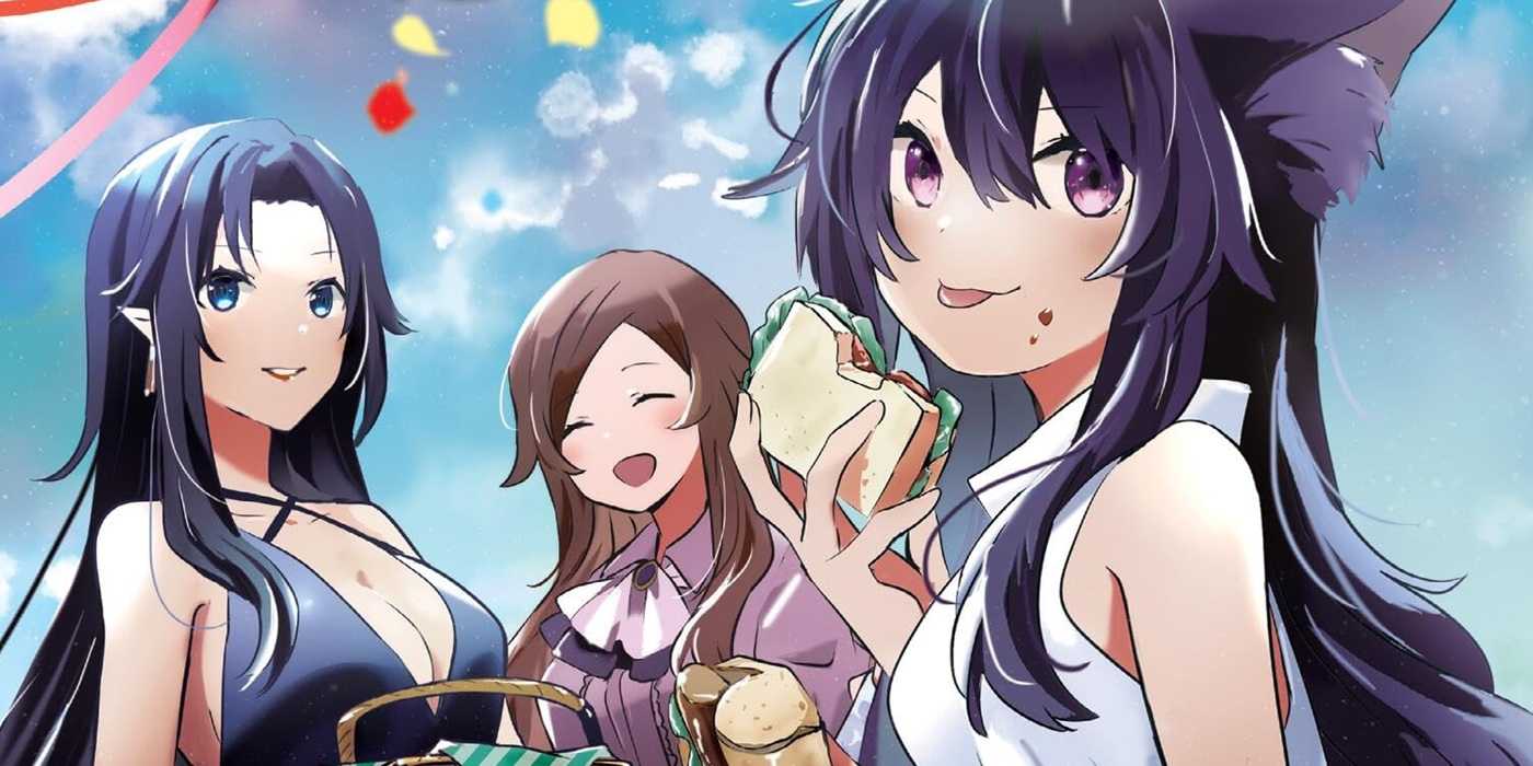 Eminence in Shadow Volume 10 Cover featuring three of the show's protagonists.