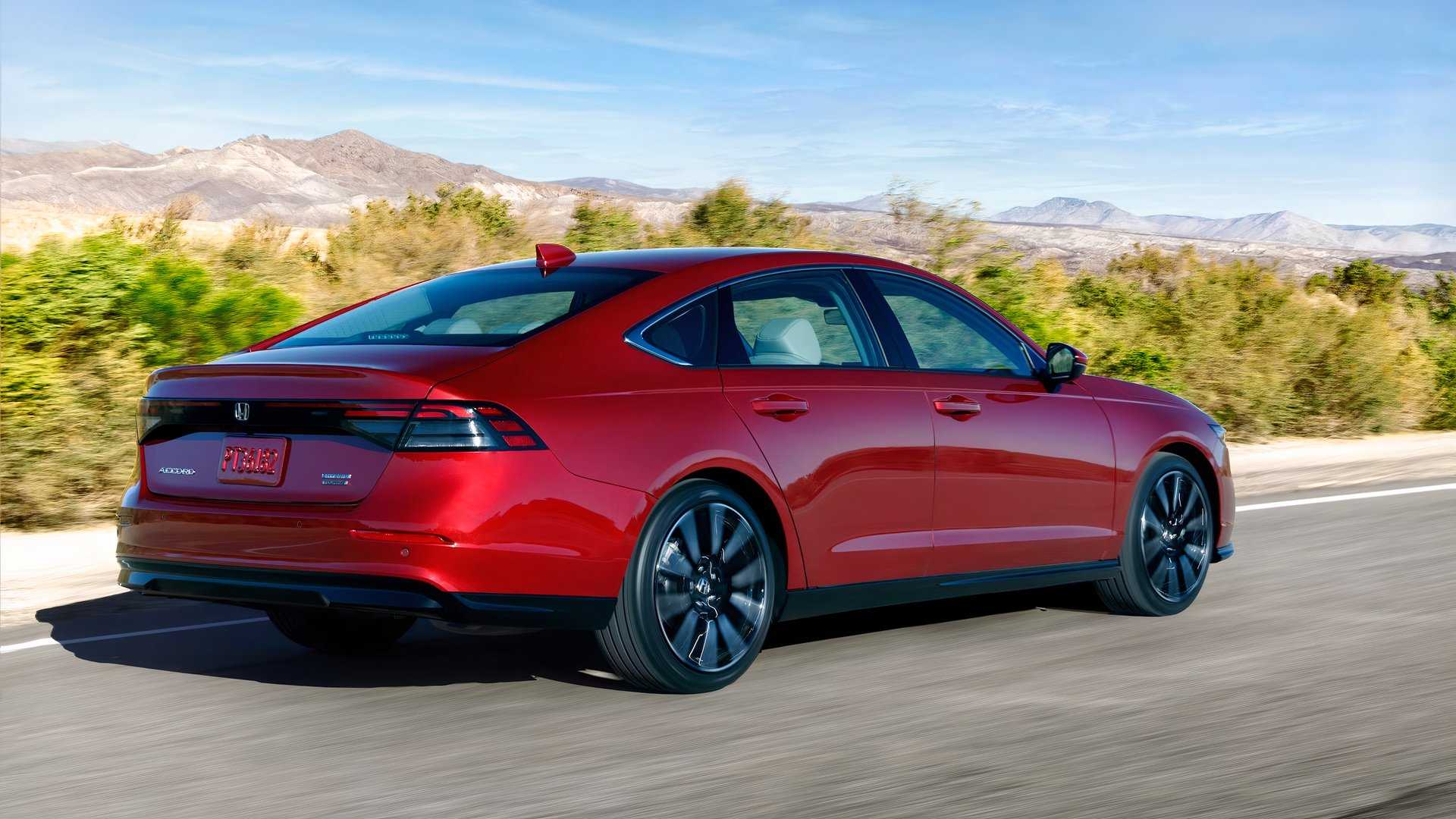 2026 Honda Accord Rear 3/4 shot parked on the road