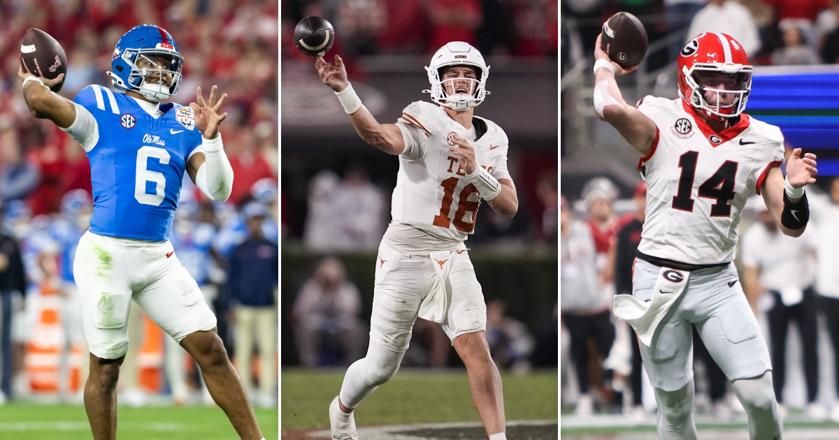 The Athletic ranks the projected SEC starting quarterbacks ahead of 2026 football season