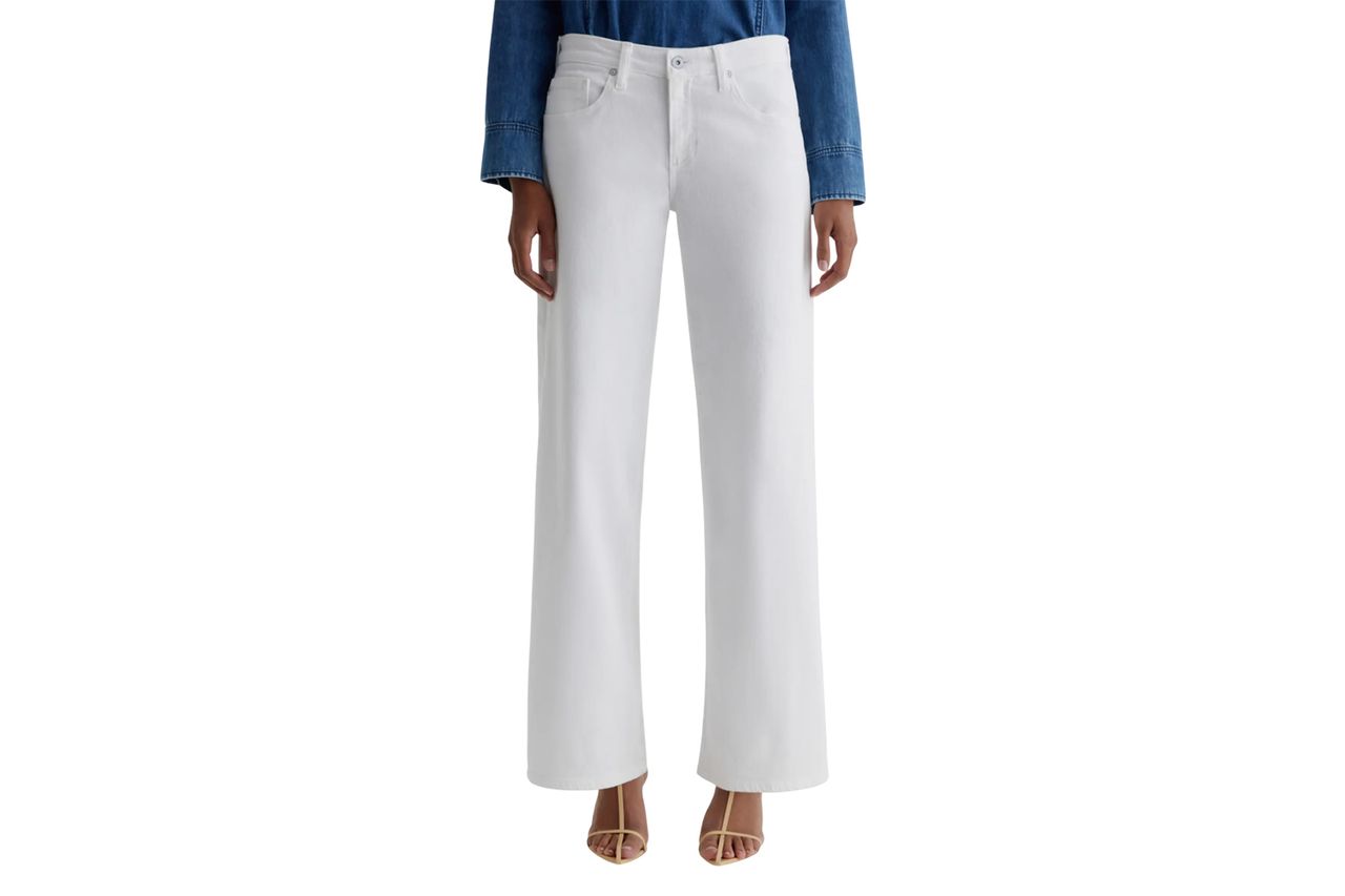 Adria Low Rise Relaxed Wide Leg Jeans AG