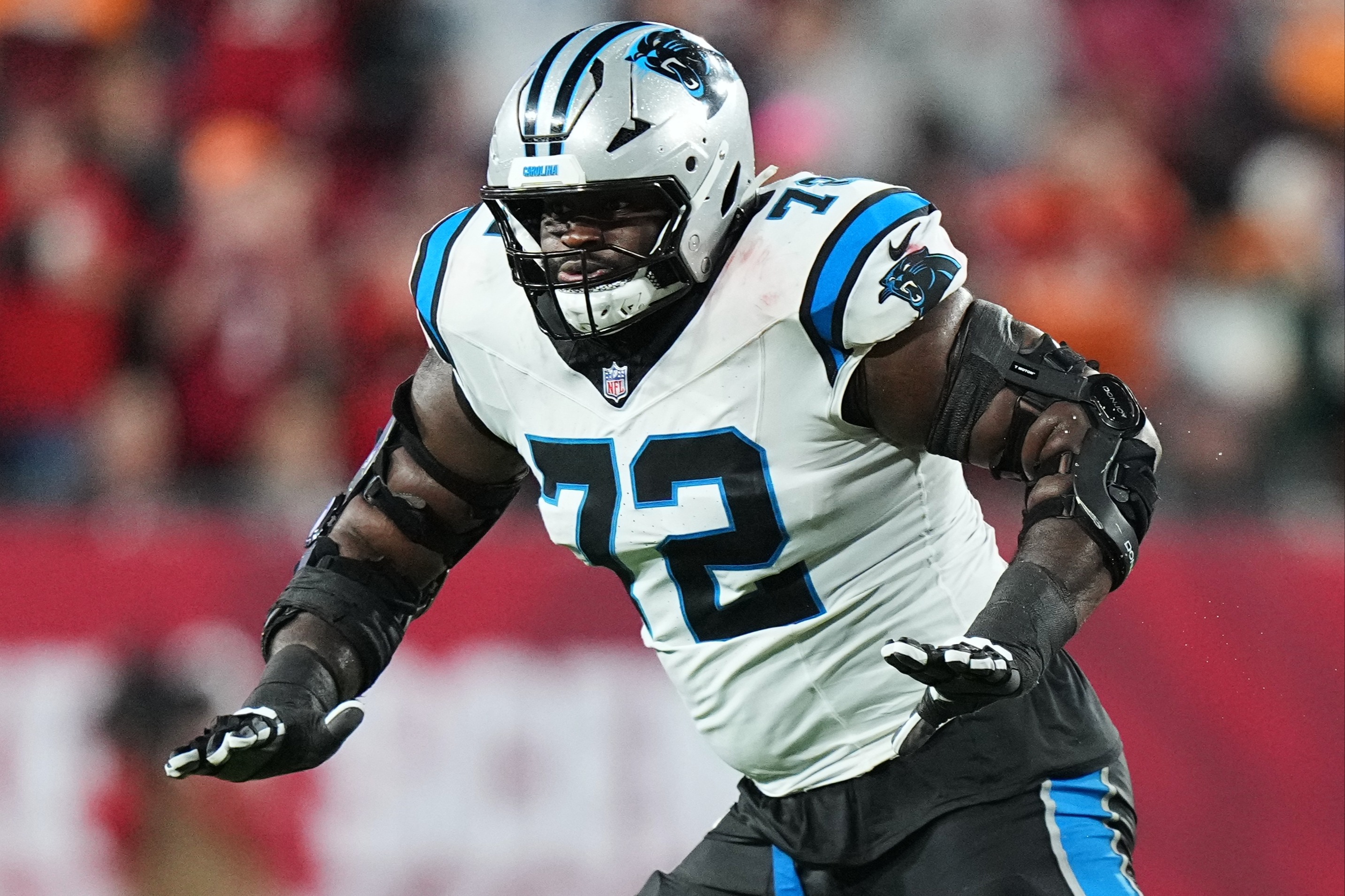 Panthers’ Taylor Moton out for start of regular season with blood clot in lung