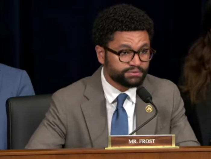 Rep. Maxwell Frost, D-Fla., speaks at the U.S. House Subcommittee on Government Efficiency on July 21, 2026, in Washington, D.C.