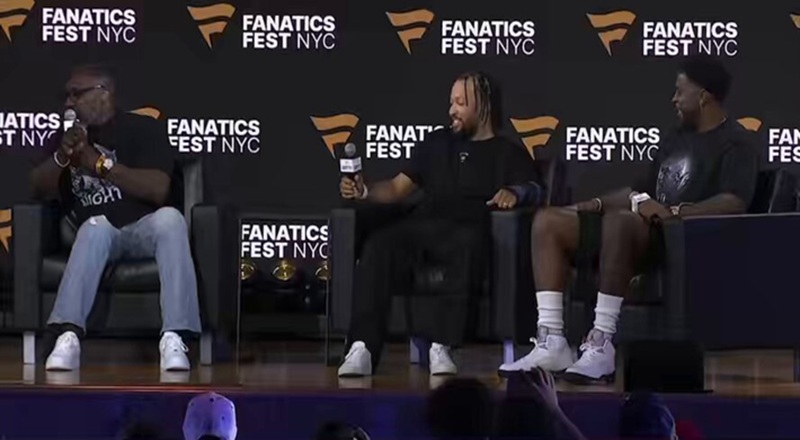 Shannon Sharpe claps back at booing crowd during “Nightcap” ad read at Fanatics Fest
