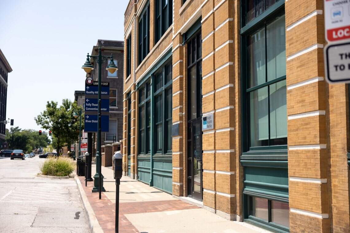 The Western Newspaper Union building on Tuesday, July 21, 2026. This century year old building is at risk of getting demolished to make way for a 20-story data center.