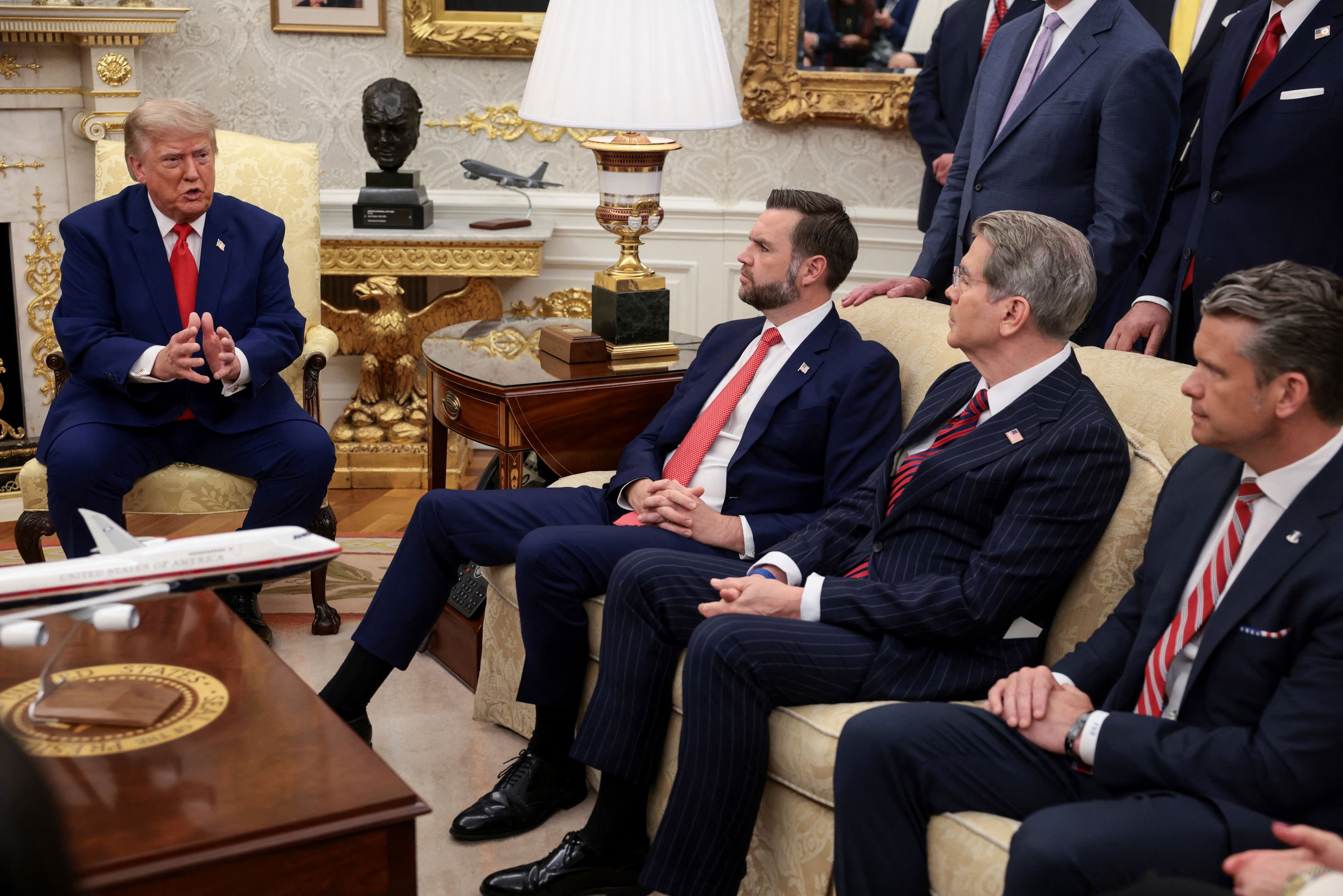 Vance has already created distance between himself and Trump, Wolff said. / Evelyn Hockstein / REUTERS