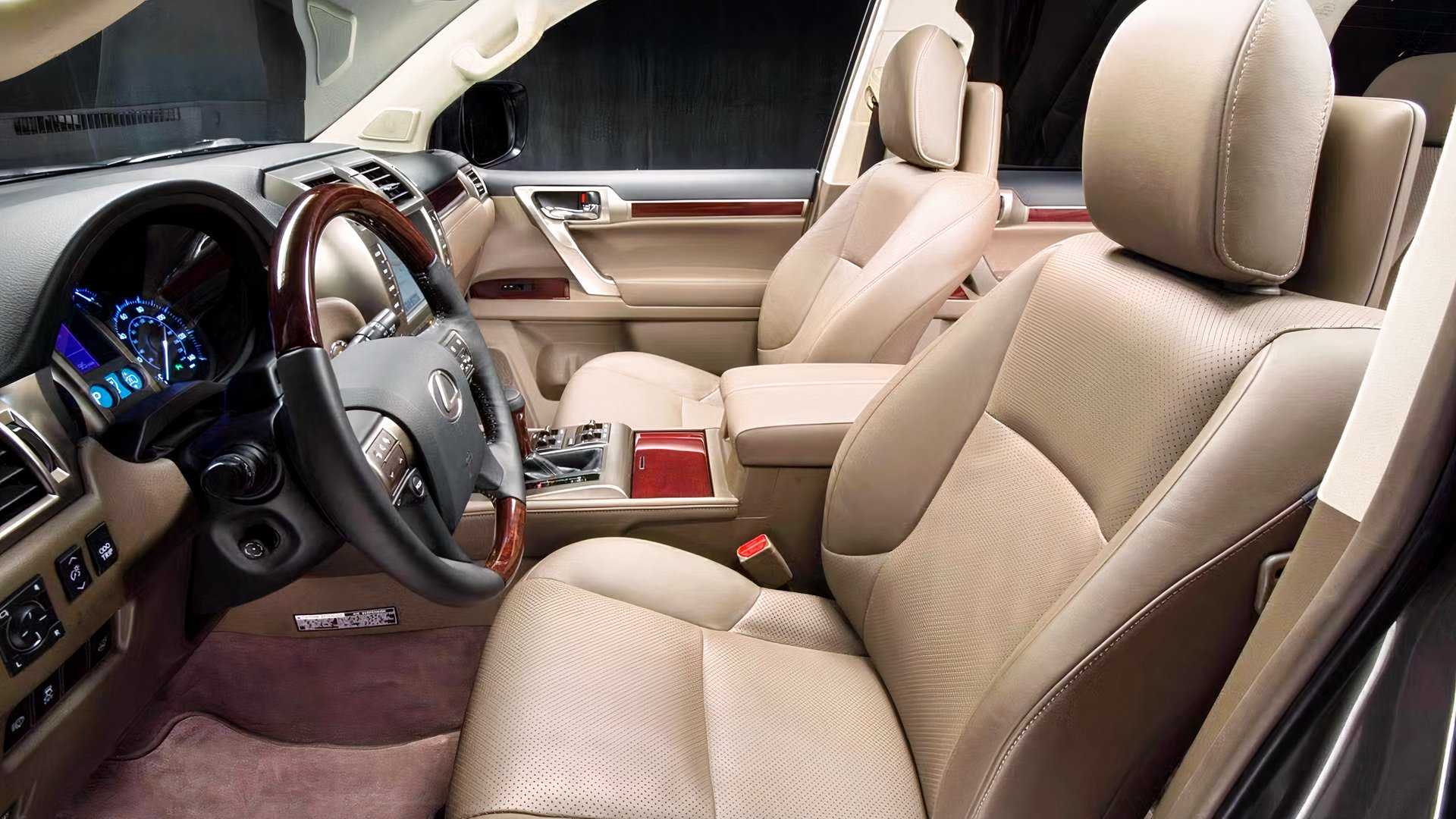 2017 Lexus GX 460 interior shot showing Front Seats