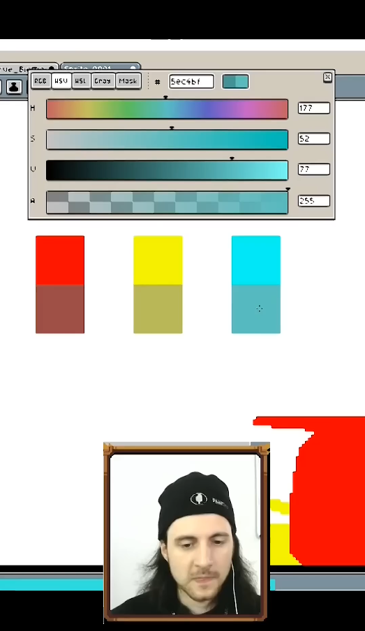 How visual contrast can improve color choices