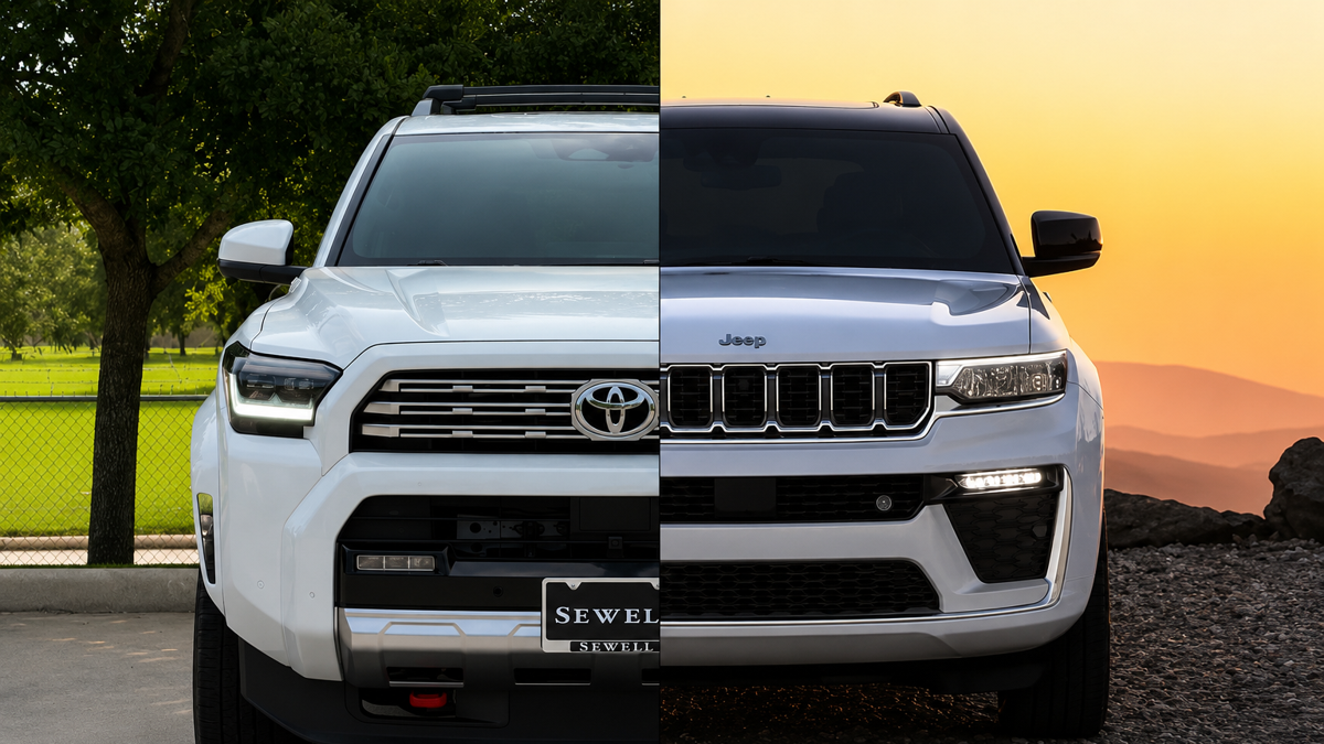 Jeep Grand Cherokee vs. Toyota 4Runner: Which one has more cargo space?