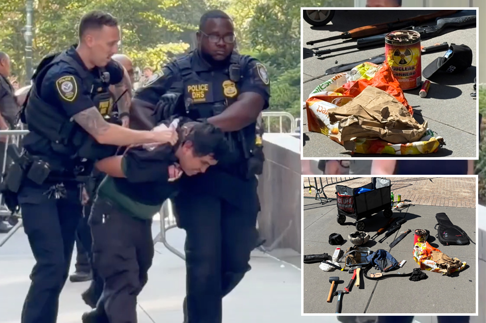 Crazed Army veteran who set fire outside ICE HQ in NYC eyed other Big Apple sites first: feds