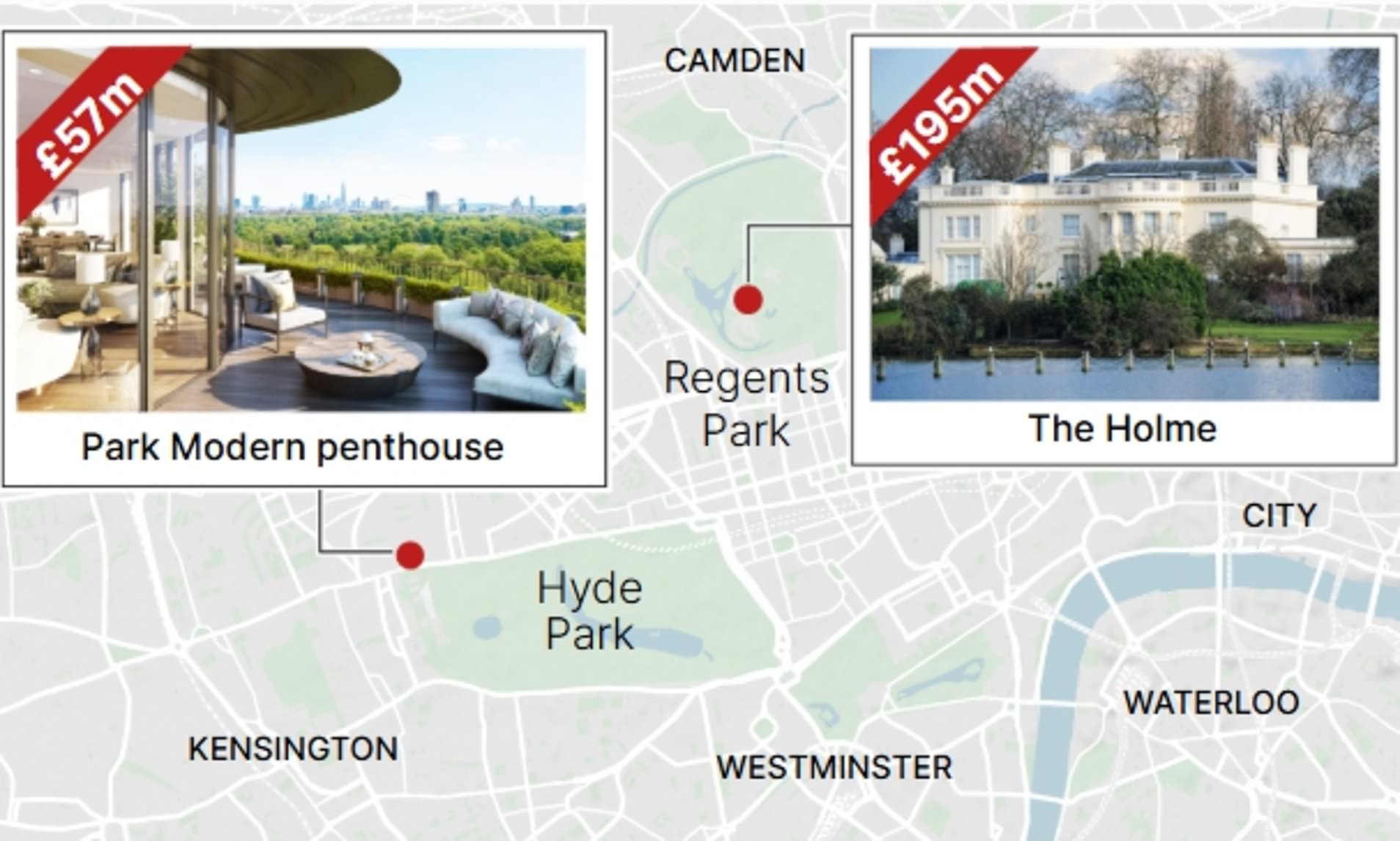 Billionaires from Middle East drive London property boom as they flee Iran war