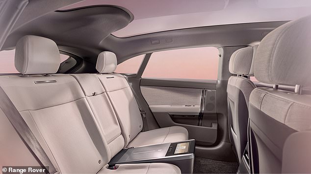 The Range Rover GT will be available in this four-seat setup, though customers will be able to order one with a five-seat layout if desired