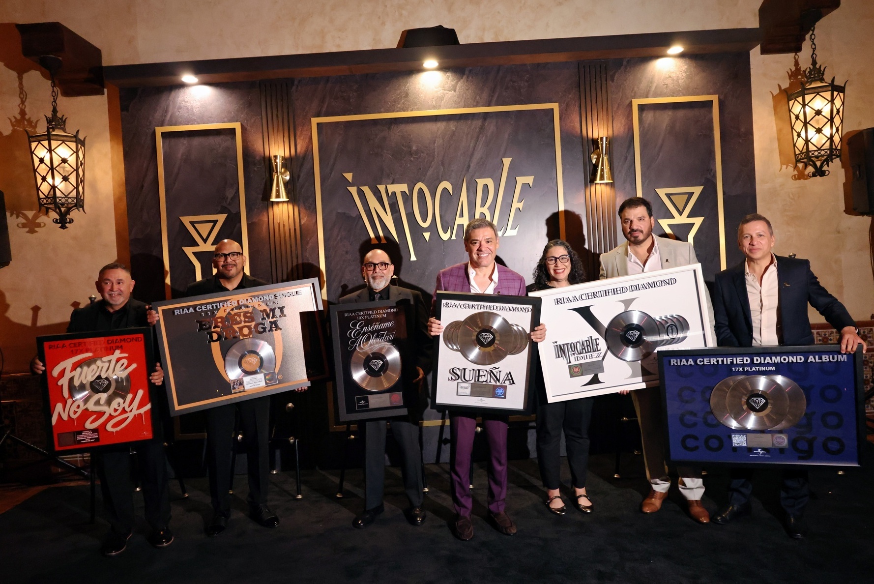 Intocable makes history with six RIAA Latin Diamond Awards