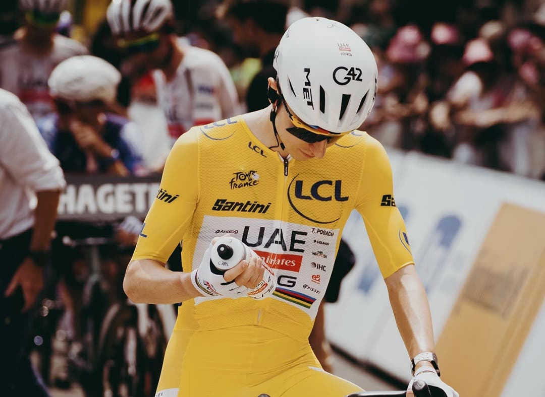 UAE Emirates-XRG revealed Pogačar and the team is drinking Enervit lactate at the Tour de France.