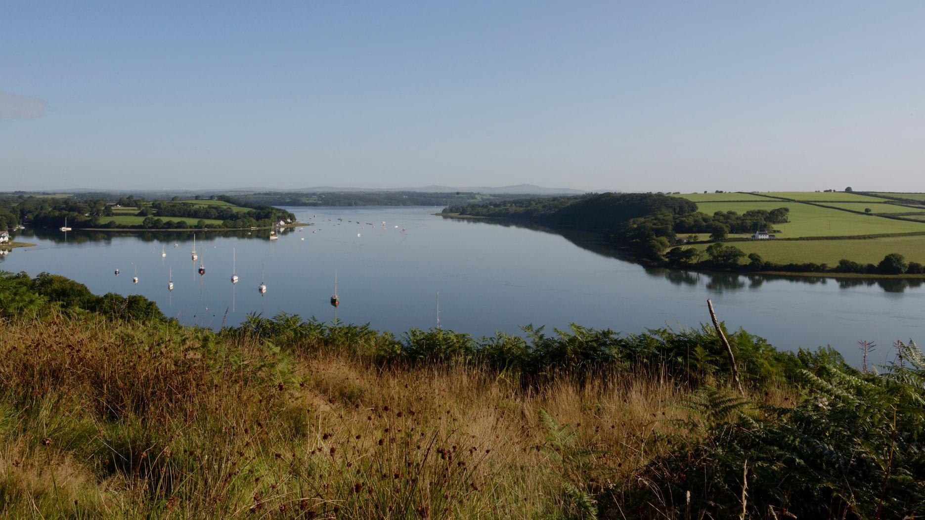 The Eastern and Western Cleddau rivers unite to form the Daugleddau estuary and the harbour of Milford Haven Waterway