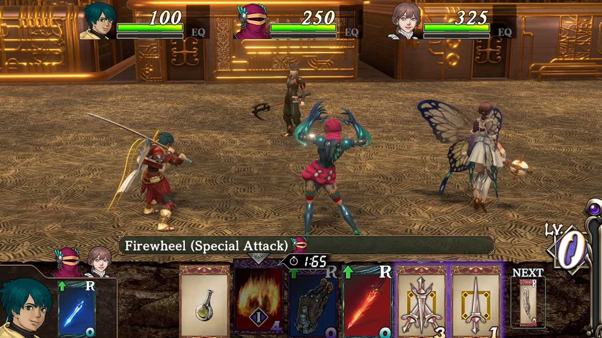 a combat scene