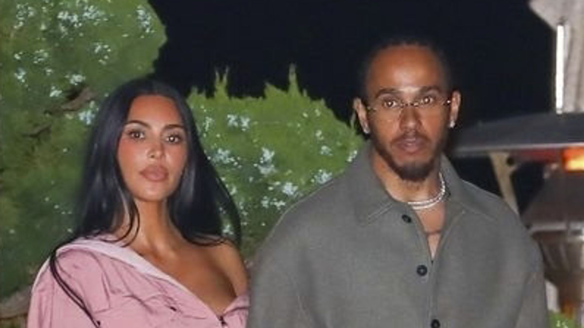 Kim Kardashian is leaning on Lewis Hamilton as the family mourns their grandmother MJ