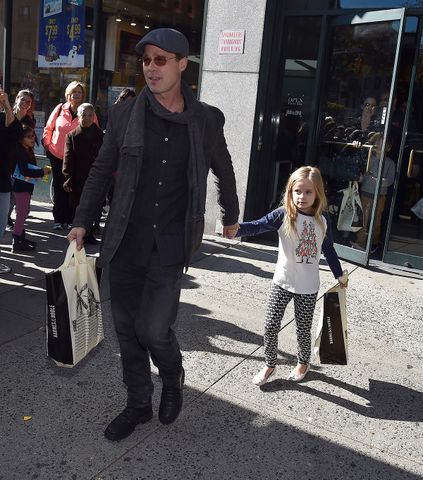 Brad Pitt and Vivienne Marcheline Jolie-Pitt