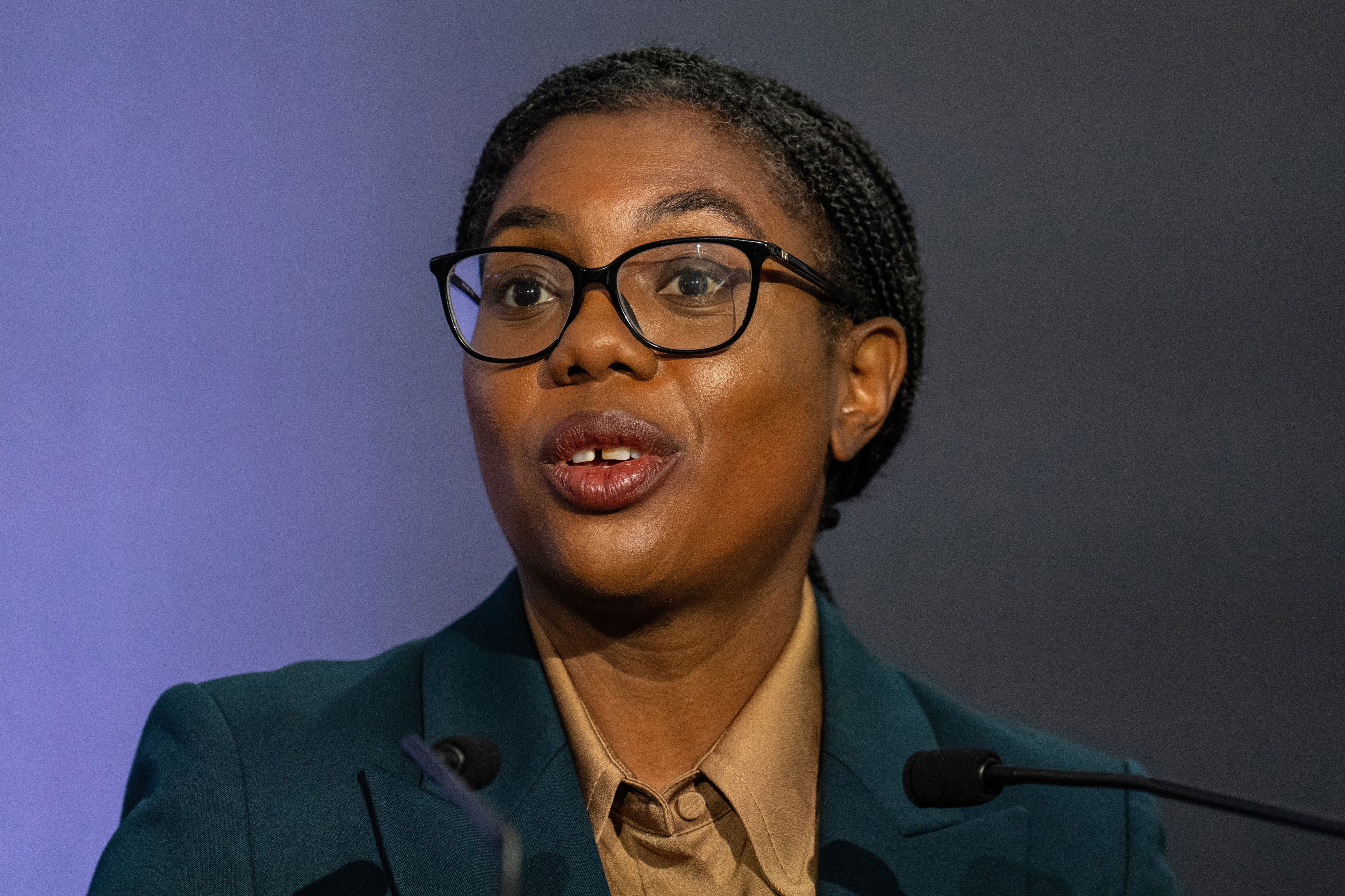 Kemi Badenoch has warned Burnham that being a leader is not a popularity contest (Getty)