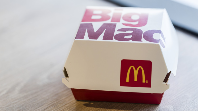 A Big Mac box.