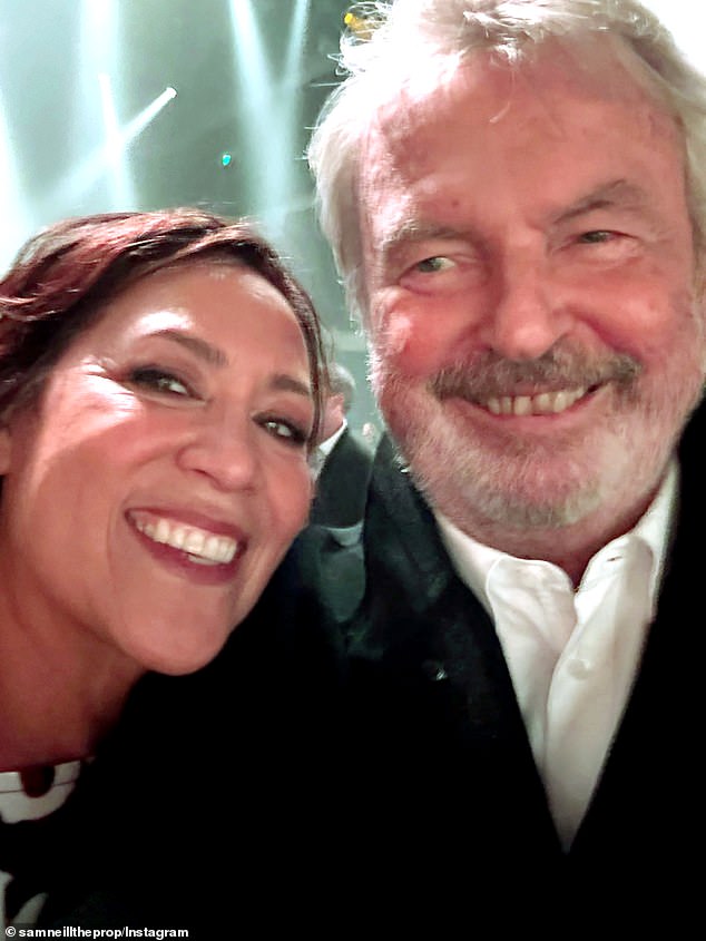 The singer, 59, slammed the image in an Instagram post on Monday, telling her fans she nearly 'threw up' when she first saw it. (Pictured is Ceberano and Neill)