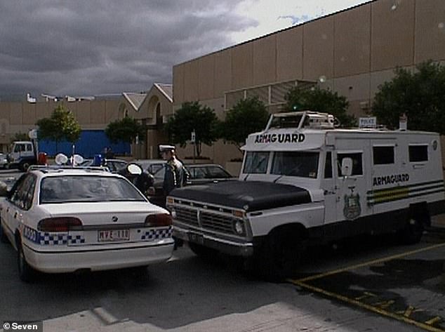 The Armaguard van allegedly robbed by Sullivan while on the run